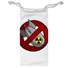 No Nuclear Weapons Jewelry Bag by Valentinaart