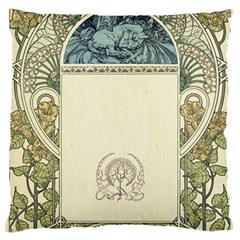 Art Nouveau Standard Flano Cushion Case (one Side) by NouveauDesign