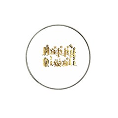 Happy Diwali Gold Golden Stars Star Festival Of Lights Deepavali Typography Hat Clip Ball Marker by yoursparklingshop