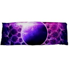 Beautiful Violet Nasa Deep Dream Fractal Mandala Body Pillow Case (dakimakura) by jayaprime