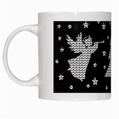 Ugly Christmas Sweater White Mugs by Valentinaart