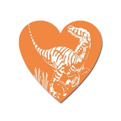 Animals Dinosaur Ancient Times Heart Magnet