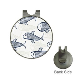 Fish Graphic Flooring Blue Seaworld Swim Water Hat Clips With Golf Markers by Mariart