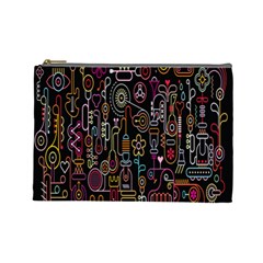 Features Illustration Cosmetic Bag (large)  by Mariart