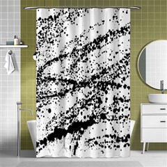 Ink Splatter Texture Shower Curtain 48  X 72  (small) 