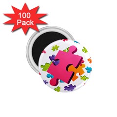 Passel Picture Green Pink Blue Sexy Game 1 75  Magnets (100 Pack) 