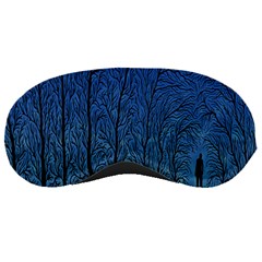 Forest Tree Night Blue Black Man Sleeping Masks by Mariart