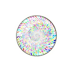 Prismatic Abstract Rainbow Hat Clip Ball Marker (4 Pack)