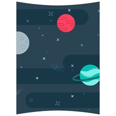 Space Pelanet Galaxy Comet Star Sky Blue Back Support Cushion by Mariart