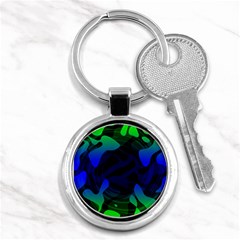 Spectrum Sputnik Space Blue Green Key Chains (round) 