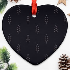 Tree Christmas Ornament (heart) by Mariart