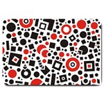 Square Objects Future Modern Large Doormat  30 x20  Door Mat