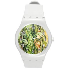 Chung Chao Yi Automatic Drawing Round Plastic Sport Watch (m) by Celenk
