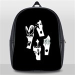 Kiss Band Logo School Bag (Large) Front