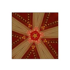 Red Star Ribbon Elegant Kaleidoscopic Design Satin Bandana Scarf by yoursparklingshop