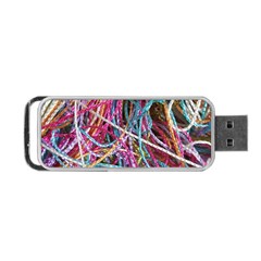 Funny Colorful Yarn Pattern Portable Usb Flash (two Sides) by yoursparklingshop