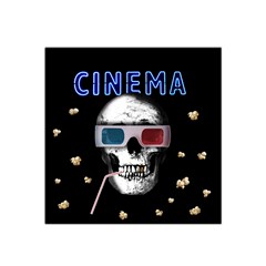 Cinema Skull Satin Bandana Scarf by Valentinaart