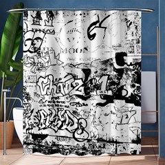 Graffiti Shower Curtain 60  X 72  (medium)  by Valentinaart