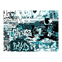 Graffiti Double Sided Flano Blanket (mini)  by ValentinaDesign