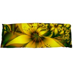 Beautiful Yellow-green Meadow Of Daffodil Flowers Body Pillow Case Dakimakura (two Sides) by jayaprime