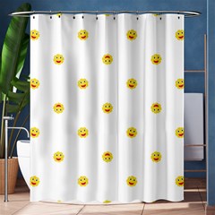 Happy Sun Motif Kids Seamless Pattern Shower Curtain 60  X 72  (medium) 