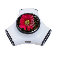 Fantasy Flower Fractal Blossom 3-port Usb Hub by Celenk