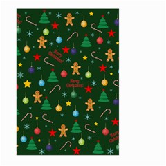 Christmas Pattern Large Garden Flag (two Sides) by Valentinaart