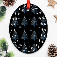 Christmas Tree - Pattern Ornament (oval Filigree)