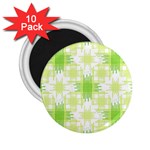 Intersecting Lines Pattern 2.25  Magnets (10 pack)  Front