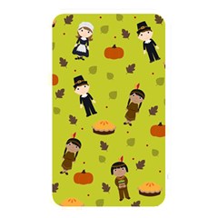 Pilgrims And Indians Pattern - Thanksgiving Memory Card Reader by Valentinaart