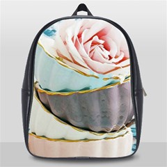 Tea Cups School Bag (large) by NouveauDesign