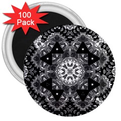 Mandala Calming Coloring Page 3  Magnets (100 Pack) by Celenk