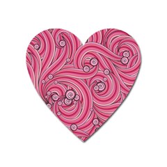 Pattern Doodle Design Drawing Heart Magnet by Celenk