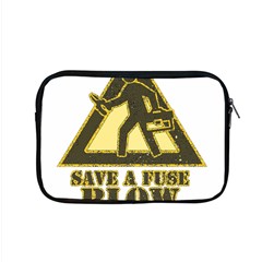 Save A Fuse Blow An Electrician Apple Macbook Pro 15  Zipper Case by FunnyShirtsAndStuff
