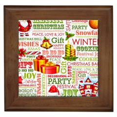 The Joys Of Christmas Framed Tiles by allthingseveryone