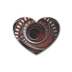 The Thousand and One Rings of the Fractal Circus Rubber Coaster (Heart)  Front