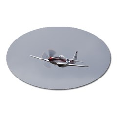 P-51 Mustang Flying Oval Magnet by Ucco