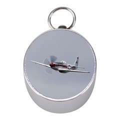 P-51 Mustang Flying Mini Silver Compasses by Ucco