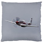 P-51 Mustang flying Standard Flano Cushion Case (One Side) Front