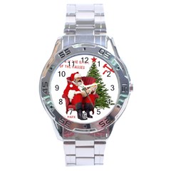 Karl Marx Santa  Stainless Steel Analogue Watch by Valentinaart