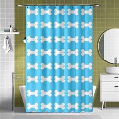 Dog Bone Background Dog Bone Pet Shower Curtain 48  X 72  (small)  by Celenk