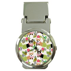 Hula Corgis Fabric Money Clip Watches by Celenk