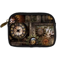 Steampunk, Wonderful Clockwork With Gears Digital Camera Cases by FantasyWorld7