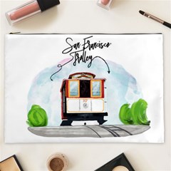 San Francisco Trolley California Bear Cosmetic Bag (xxl)  by Bigfootshirtshop