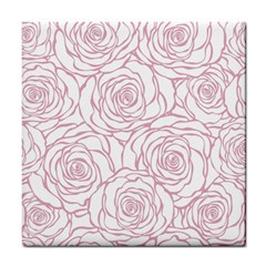 Pink Peonies Tile Coasters by NouveauDesign