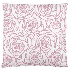 Pink Peonies Standard Flano Cushion Case (one Side) by NouveauDesign