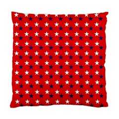 Patriotic Red White Blue Usa Standard Cushion Case (two Sides) by Celenk