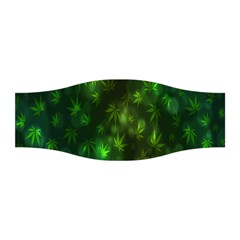 Bokeh Background Texture Marijuana Stretchable Headband by Celenk