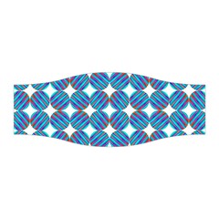 Geometric Dots Pattern Rainbow Stretchable Headband by Celenk