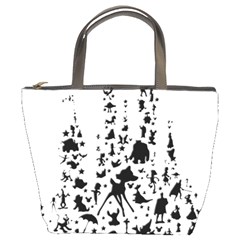 Happiest Castle On Earth Bucket Bags by SandiTyche